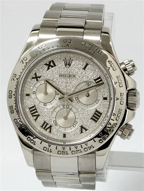 rolex 18k white gold daytona|Rolex daytona white gold price.